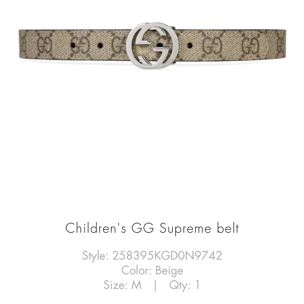 Gucci belt only wore once size M